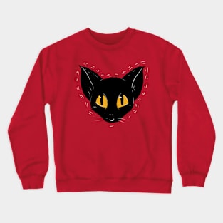 Black Cat Crewneck Sweatshirt